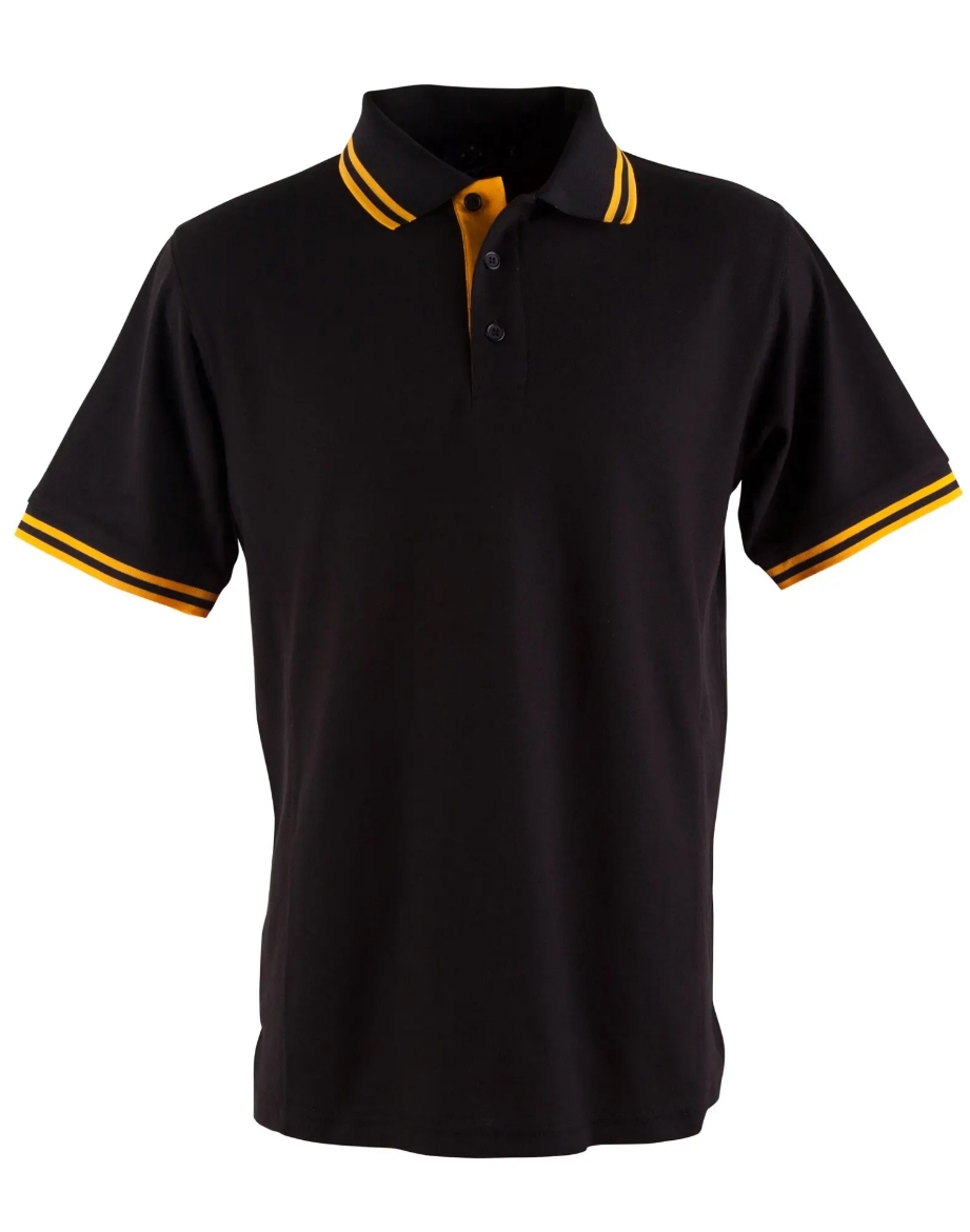 Picture of Winning Spirit, Mens Truedry Contrast S/S Polo